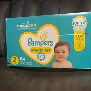 Pampers Swaddlers Diapers - Size 2, 84 Count, Blue Packaging